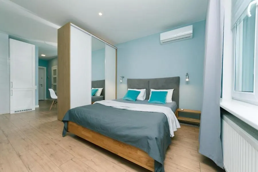 Apartman Happy Apartment, Warmth, Comfort, Turquoise Kijev Ukrajna