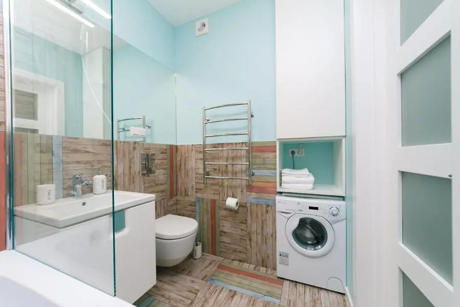 Happy Apartment, Warmth, Comfort, Turquoise Kyiv Apartment