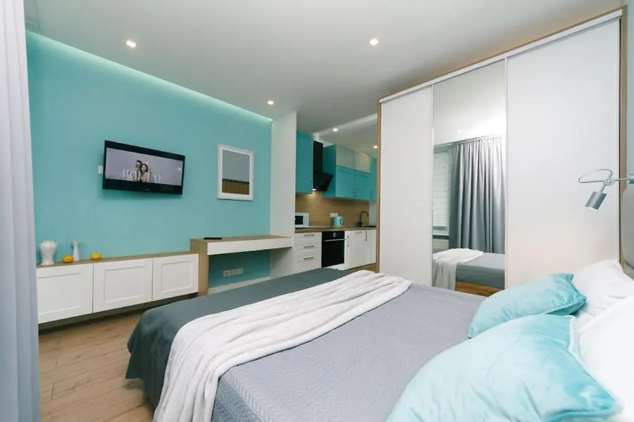 Apartment Happy Apartment, Warmth, Comfort, Turquoise Kyiv