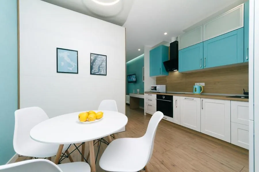 Apartment Happy Apartment, Warmth, Comfort, Turquoise Kyiv